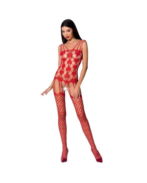 PASSION - DONNA BS067 BODYSTOCKING BIANCO TAGLIA UNICA