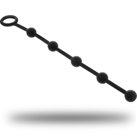 BLACKSILVER - KORG ROSARIO ANALE INIZIAZIONE IN SILICONE 21 CM