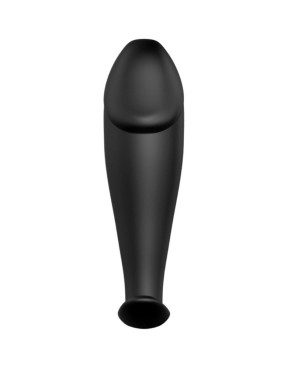 PRETTY LOVE - PLUG ANALE IN SILICONE FORMA DEL PENE E 12 MODALIT DI VIBRAZIONE NERO