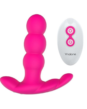 NALONE - VIBRATORE ANALE PEARL TELECOMANDO NERO