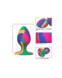 CALIFORNIA EXOTICS - CHEEKY MEDIO TIE-DYE PLUG ANALE CALIFORNIA EXOTICS - CHEEKY MEDIO TIE-DYE PLUG ANALE