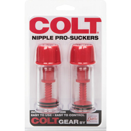 CALIFORNIA EXOTICS - COLT NIPPLE PROSUCKERS ROSSO