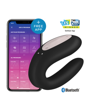 SATISFYER - DOUBLE JOY CON APP VIOLA