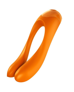 SATISFYER - VIBRATORE DA DITO CANDY CANE NERO