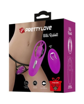 PRETTY LOVE - STIMOLATORE PER MUTANDINE CON TELECOMANDO WILD RABBIT LILLA