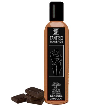 EROS-ART - OLIO DA MASSAGGIO TANTRICO NATURALE E AFRODISIACO AL CIO CCOLATO 200 ML