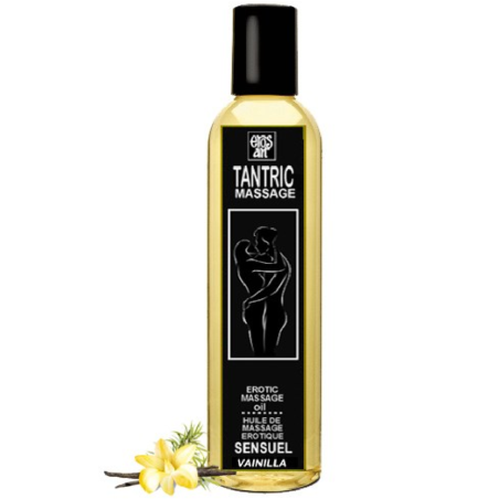 EROS-ART - OLIO DA MASSAGGIO TANTRICO NATURALE E VANIGLIA AFRODISIACA 100 ML