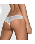 OBSESSIVE - MUTANDINE ALABASTRA SEXY CROTCHLESS BIANCO L/XL