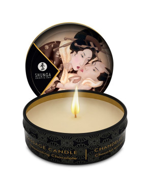 SHUNGA - MINI CARESS BY CANDELIGHT CANDELA DA MASSAGGIO AL CIOCCOLATO 30 ML