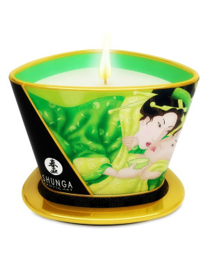 SHUNGA - MINI CARESS BY CANDELIGHT CANDELA DA MASSAGGIO T VERDE 170 ML