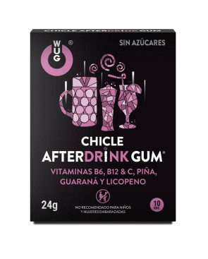 WUG GUM - AFTER DRINK HANGOVER 10 UNITS