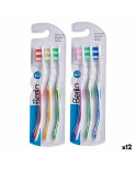 Spazzolino da Denti Berilo 29100288 Giallo Azzurro Rosso Verde (12 Unità)