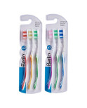 Spazzolino da Denti Berilo 29100288 Giallo Azzurro Rosso Verde (12 Unità)