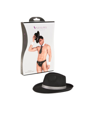 Costume Erotico S Pleasures Nero/Bianco Taglia unica