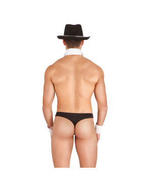 Costume Erotico S Pleasures Nero/Bianco Taglia unica