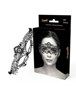 COQUETTE CHIC DESIRE - MASCHERA IN FINE PIZZO NERO