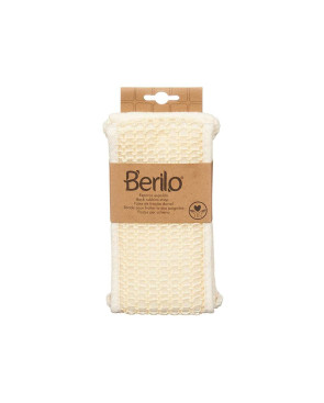Spugna per il Corpo Berilo B7083-16 Bianco 20 x 3 x 11 cm Con manici (24 Unità)