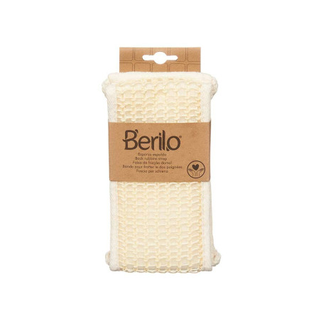 Spugna per il Corpo Berilo B7083-16 Bianco 20 x 3 x 11 cm Con manici (24 Unità)