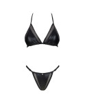 OBSESSIVE - BIKINI NERO PUNTA NEGRA L