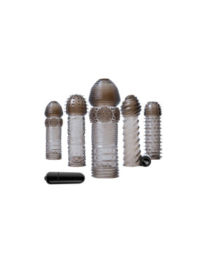 Cover per pene Selopa Nero Ø 3,9 cm
