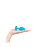 Plug Anale B-Vibe Vibrating Jewel Azzurro S/M