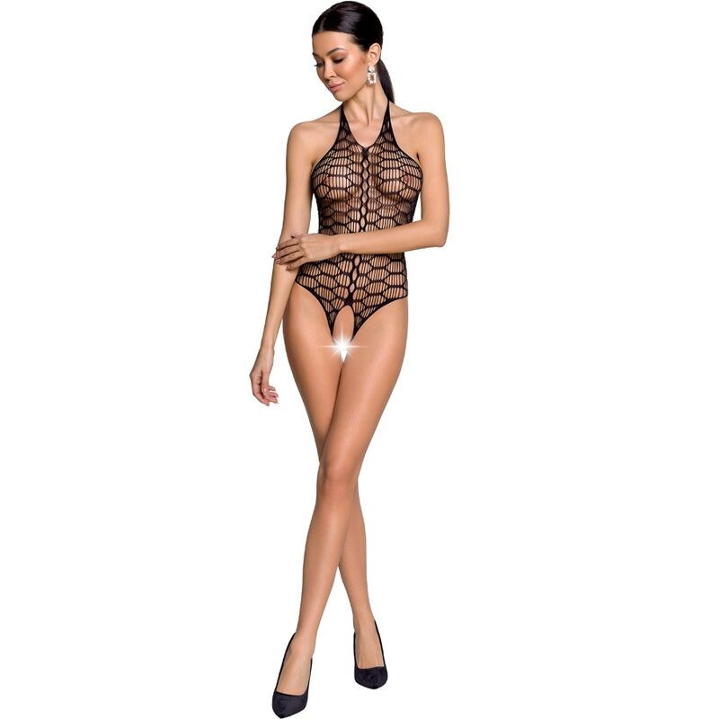 PASSION - WOMAN BS087 BODYSTOCKING NERO TAGLIA UNICA PASSION - WOMAN BS087 BODYSTOCKING NERO TAGLIA UNICA