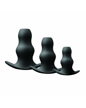 Plug Anale NS Novelties Renegade Nero (8,3 cm) (8,9 cm) (6,4 cm)