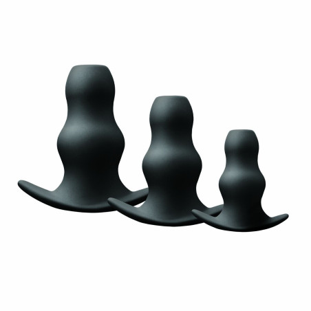 Plug Anale NS Novelties Renegade Nero (8,3 cm) (8,9 cm) (6,4 cm)