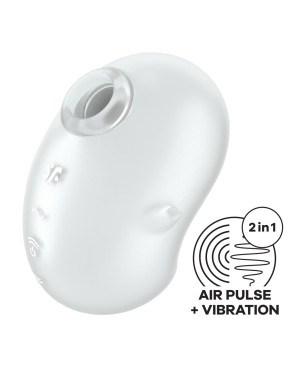 Succhia Clitoride Satisfyer Bianco