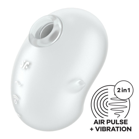 Succhia Clitoride Satisfyer Bianco