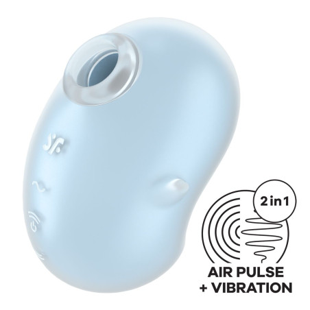 Succhia Clitoride Satisfyer Azzurro