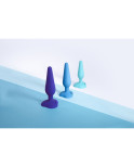 Butt Plug Gplug Piccolo Rosa Neon B-Vibe Azzurro (10 cm) (12 cm)