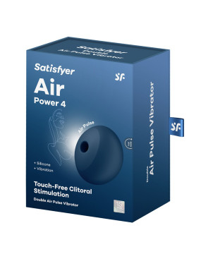Succhia Clitoride Satisfyer Air Power 4 Azzurro