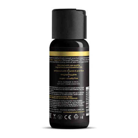 Olio per Massaggio Erotico Wicked Sensual Care Vaniglia 120 ml