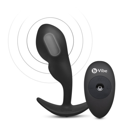 Plug anale con telecomando B-Vibe Nero
