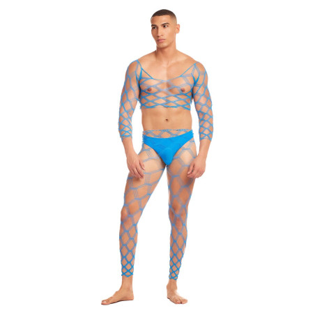 Set di Lingerie Rainbow Party Azzurro L/XL