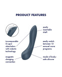 Vibratore per il Punto-G Satisfyer Nero