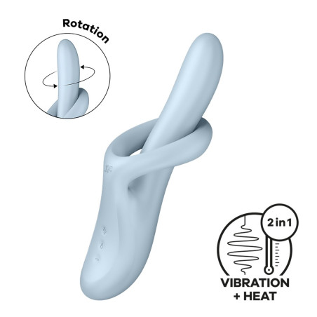 Vibratore per il Punto-G Satisfyer Azzurro