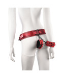 Cintura regolabile Sportsheets Sex and Mischief Rosso