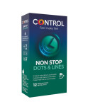 CONTROL - NONSTOP DOTS AND LINES CONDOMS 12 UNITS