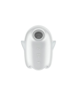 Succhia Clitoride Satisfyer Glowing Ghost Bianco
