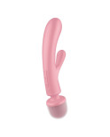 Vibratore Doppia Stimolazione Satisfyer Triple Lover Rosa