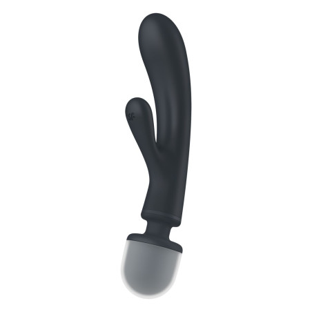 Vibratore Doppia Stimolazione Satisfyer Triple Lover Grigio