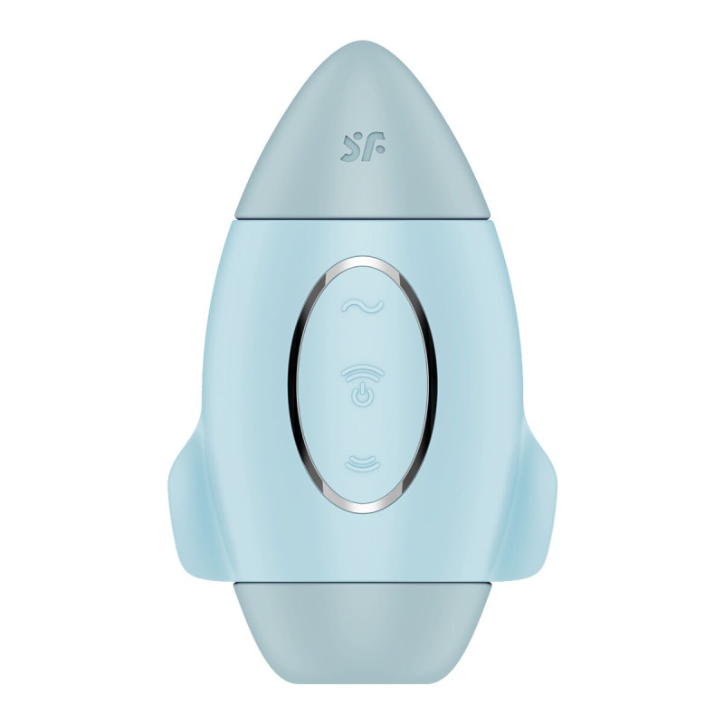 Succhia Clitoride Satisfyer Mission Control Azzurro