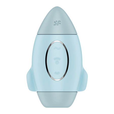 Succhia Clitoride Satisfyer Mission Control Azzurro