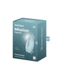 Succhia Clitoride Satisfyer Mission Control Azzurro