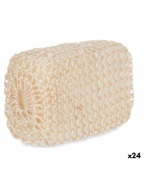 Spugna per il Corpo Berilo B7083-7 Bianco Beige 9 x 14 x 6 cm (24 Unità)