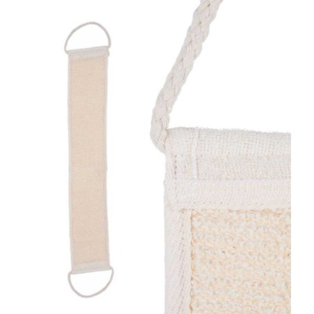 Spugna per il Corpo Berilo B7081-16 Bianco Beige 20 x 2,5 x 9,5 cm Con manici (24 Unità)