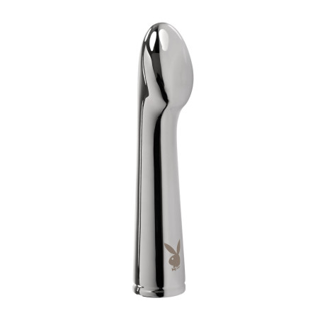 Vibratore per il Punto-G Playboy Playboy Argentato