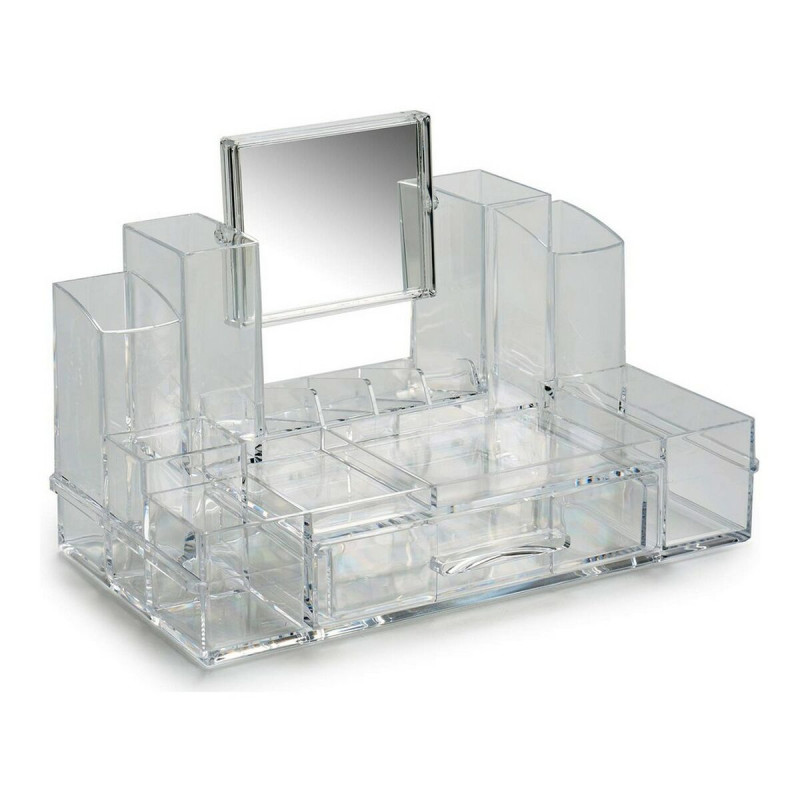 Organizer per trucchi Berilo 6221 Trasparente 15,5 x 19,5 x 30 cm